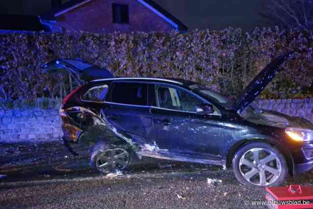 Automobilist crasht tegen geparkeerde wagen in Heers