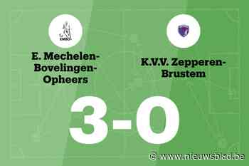 Zepperen-Brustem B kan zegereeks van E. Mech Bovelingen Opheers niet stoppen