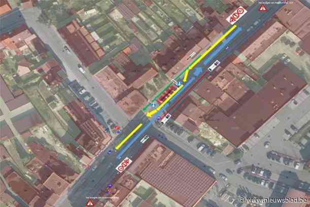 Verkeerslichten en beurtelings verkeer van kracht op Rozenberg