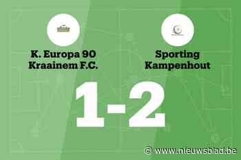 Brusk Er en Daan Straetmans spelen cruciale rol in uitzege Sporting Kampenhout op K Eur.90 Kraainem