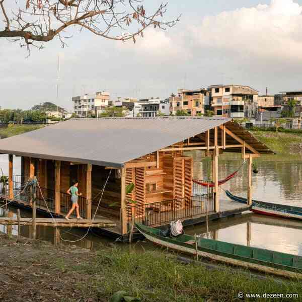 La Balsanera house aims to revive "tradition of living on the river" in Ecuador