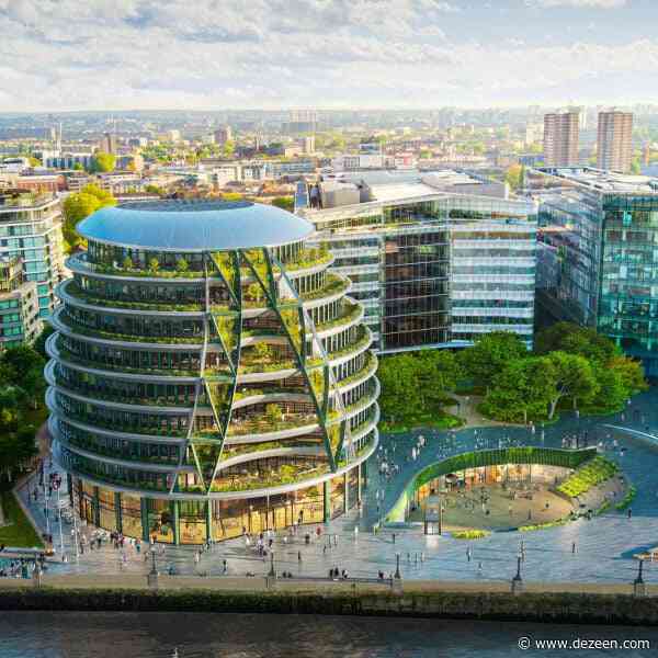 Gensler to add planted balconies to Foster+ Partners' former City Hall