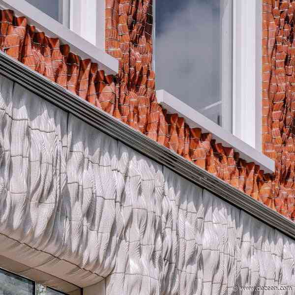 Studio RAP uses 3D-printed tiles to create facade informed by knitwear