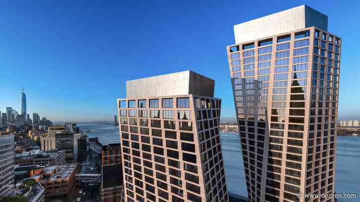 Dezeen Agenda features BIG's twisting One High Line skyscrapers in New York