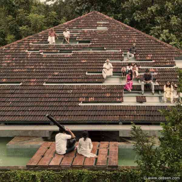 Wallmakers punctuates arts centre roof with skylight seating