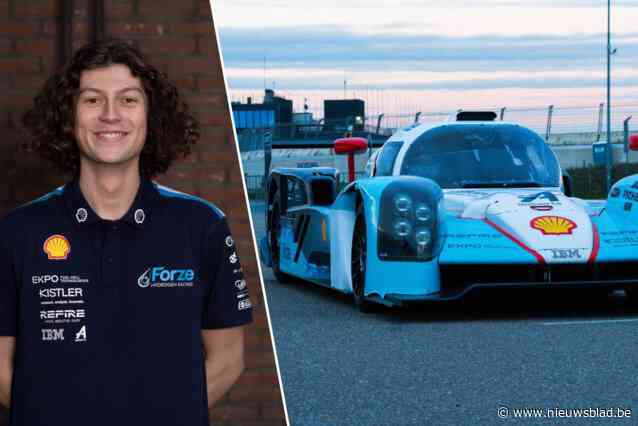 Alexander (21) werkt mee aan raceauto op waterstof: “Heel gaaf om te zien hoe ver je kunt komen als je als team hard werkt”