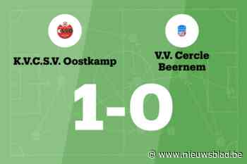 Meyskens is goud waard voor SV Oostkamp B tegen VVC Beernem B