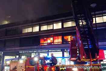 Triangle West fire: 14 fire engines tackling blaze above Bristol comic book store