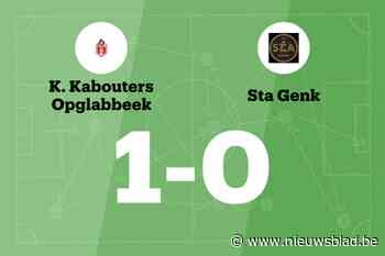 Rejek is goud waard voor Kabouters Opglabbeek B tegen STA Genk