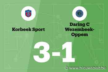 Korbeek Sport wint thuis van DC Wezembeek-Oppem