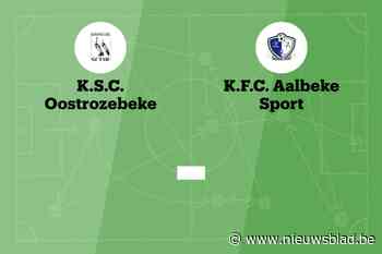 Wedstrijd tussen SC Oostrozebeke en FC Aalbeke Sport afgelast