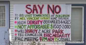 Fredericton neighbours speak out about proposed housing development