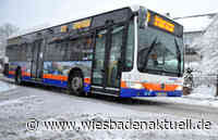 Schnee in Wiesbaden: Linienverkehr am Abend eingestellt