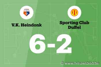 Heindonk wint spektakelwedstrijd van SC Duffel