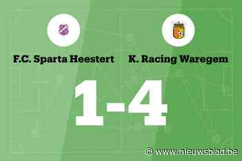 Ondanks achterstand bij rust wint Racing Waregem van Sparta Heestert