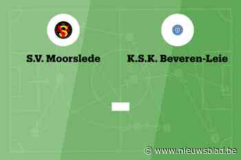 Wedstrijd tussen SV Moorslede en SK Beveren-Leie afgelast
