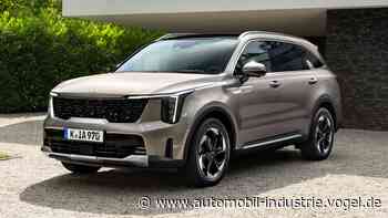 Kia modernisiert Verbrenner-SUV Sorento