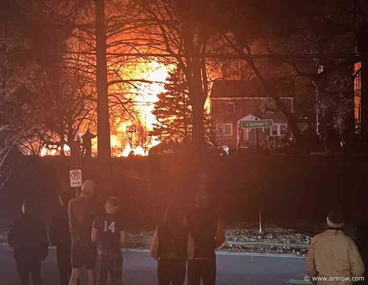 BREAKING: Large house explosion in Bluemont amid police incident