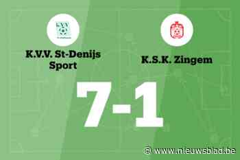 KSK Zingem B nog steeds zonder winst na verlies tegen KVV Sint-Denijssport B