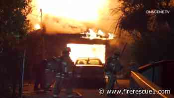 2 people found dead after 3 Calif. homes catch fire, igniting cache of ammunition