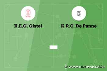 Wedstrijd tussen EG Gistel en RC De Panne afgelast