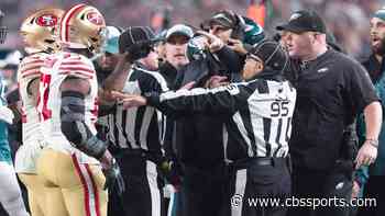 Kyle Shanahan on 49ers-Eagles incident: 'Can't believe someone uninvolved in a game can taunt our players'