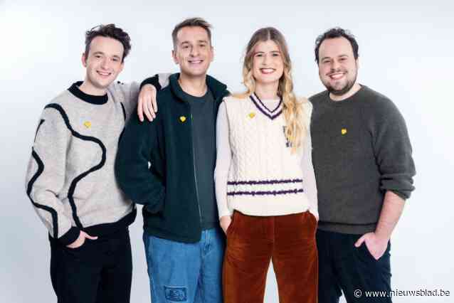 Deze presentatoren maken straks week lang radio voor De Warmste Week, ook line-up optredens bekendgemaakt