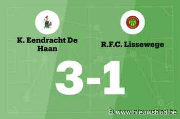 Eerste zege van het seizoen voor Eendracht De Haan