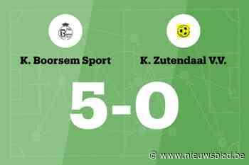 Boorsem Sport B laat Zutendaal VV B kansloos in thuiswedstrijd
