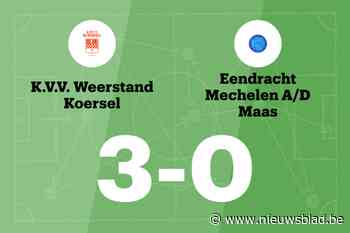 W. Koersel boekt overtuigende zege tegen Eendracht Mechelen a/d Maas