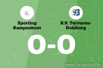 Sporting Kampenhout en KV Tervuren-Duisburg komen niet tot scoren