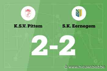 SV Pittem sleept gelijkspel uit de brand in de thuiswedstrijd tegen SK Eernegem