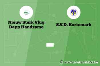 Wedstrijd tussen NSVD Handzame en SVD Kortemark afgelast