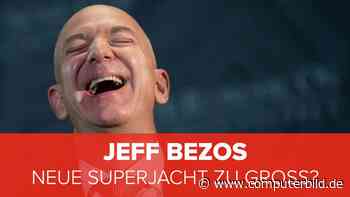 Jeff Bezos: Superjacht zu groß für Hafen