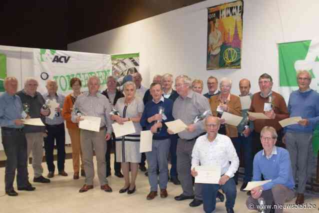 Trouwe ACV-leden krijgen brons, zilver, goud of syndicale oorkonde