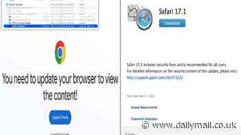Urgent warning to Mac users over fake browser updates that can steal your passwords - here's how to spot them