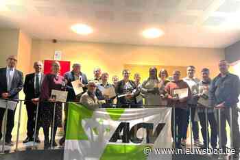 ACV huldigt verdienstelijke leden