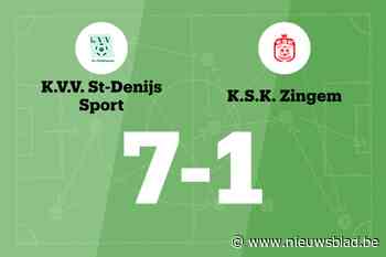 KSK Zingem B nog steeds zonder winst na verlies tegen KVV Sint-Denijssport B