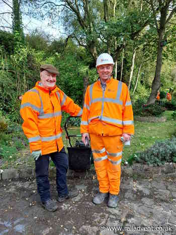 Volunteers spend a day cleaning up Greater Manchester station