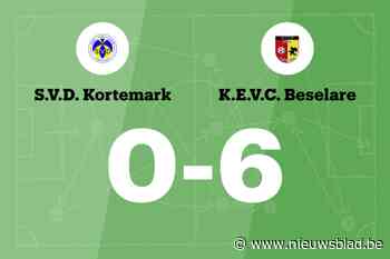 Acht opeenvolgende overwinningen voor EVC Beselare na 0-6 zege tegen SVD Kortemark