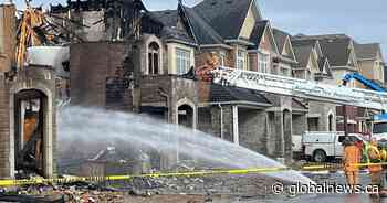 Fire breaks out at homes under construction in Burlington