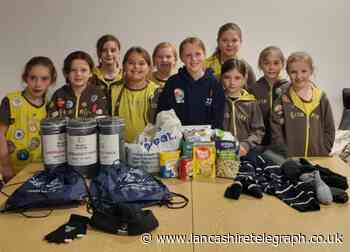 Brownies from St Francis inspired to visit Salvation Army