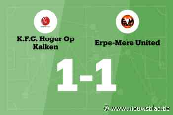 HO Kalken en Erpe-Mere United delen de punten
