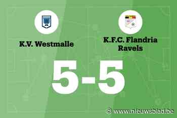 Westmalle sleept gelijkspel uit de brand in de thuiswedstrijd tegen Flandria