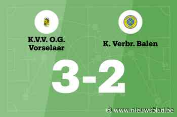 Vorselaar zet ongeslagen reeks voort