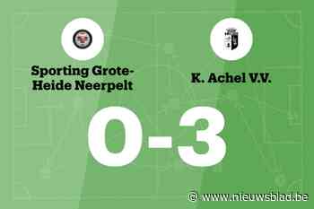 Dominant Achel VV B te sterk voor Sporting Grote Heide