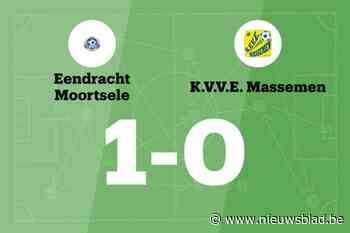 Eendracht Moortsele beëindigt de zegereeks van KVVE Massemen
