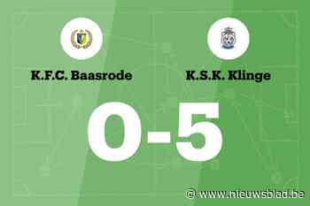 KSK Klinge overklast KFC Baasrode