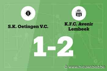 Siebe Leunis en Neal Vannerom bezorgen KFC Avenir Lembeek zege op SK Oetingen VC B