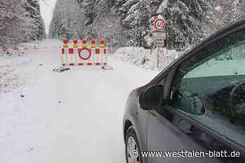 Eisregen ist angesagt: hohe Glättegefahr im Kreis Höxter
